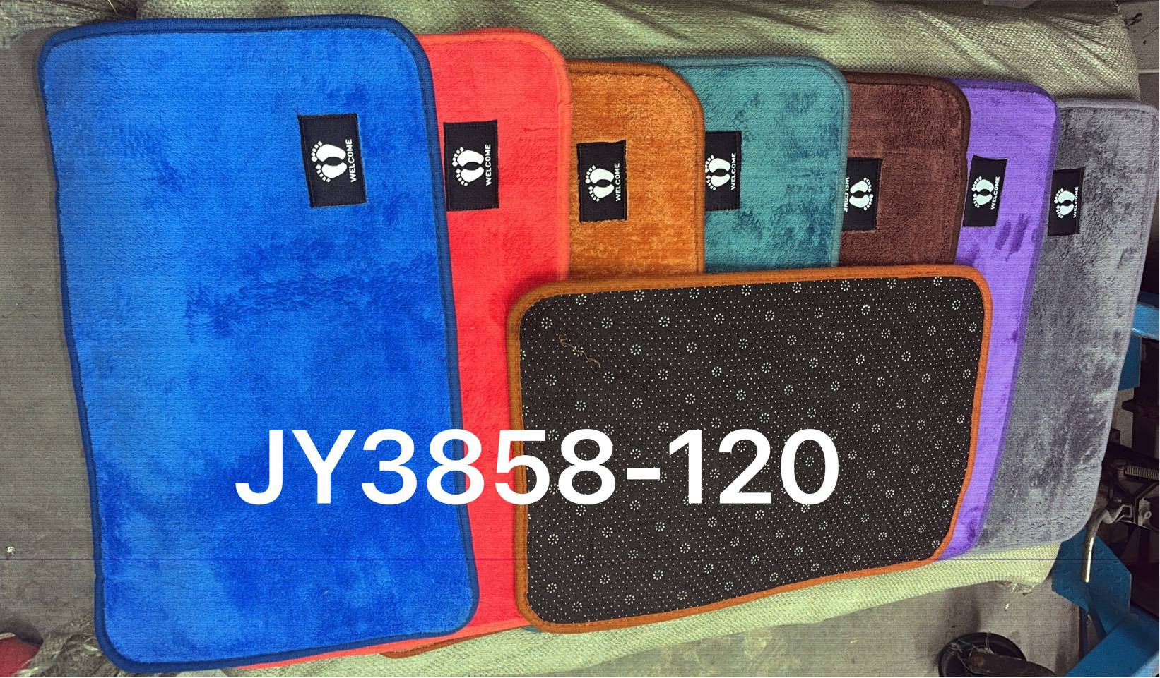 พรมเช็ดเท้า คละสี 