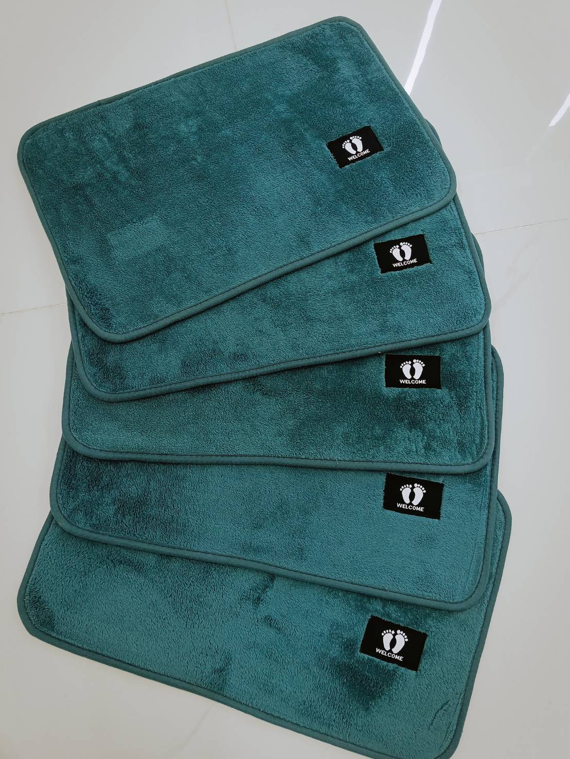 พรมเช็ดเท้า คละสี 