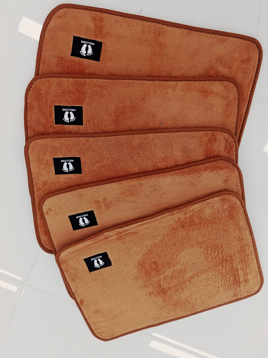 พรมเช็ดเท้า คละสี 